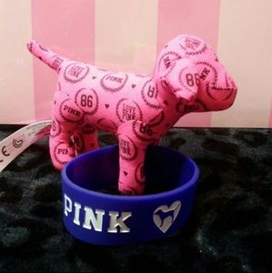 (1) PINK jelly bracelet